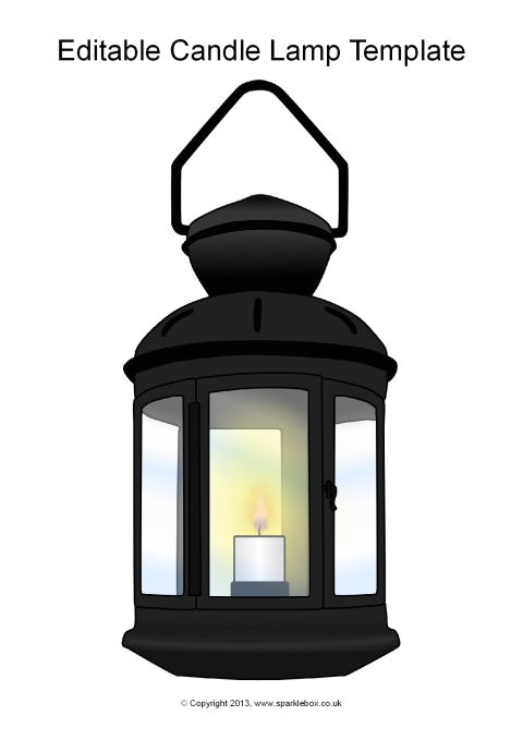 Florence Nightingale Lamp Template Editable Candle Lamp Template Sb9281 Sparklebox