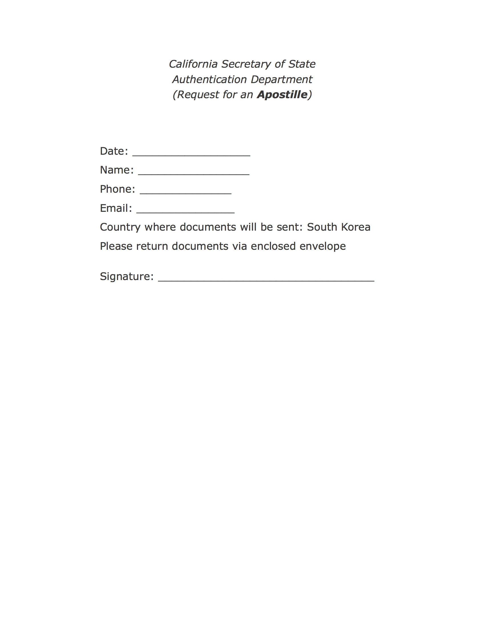 Florida Apostille Cover Letter Sample Florida Apostille Cover Letter Sample
