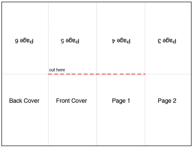 Foldable Booklet Template 9 Best Images Of Book Folding Template Printable Free