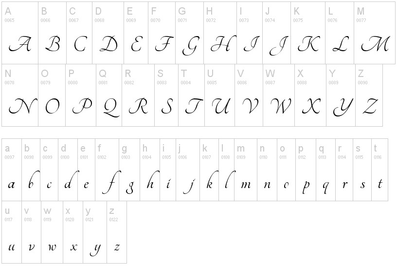 post new calligraphy fonts alphabet printable 101645