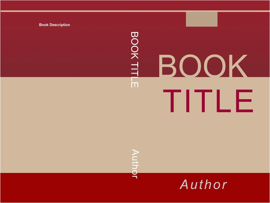 book cover template