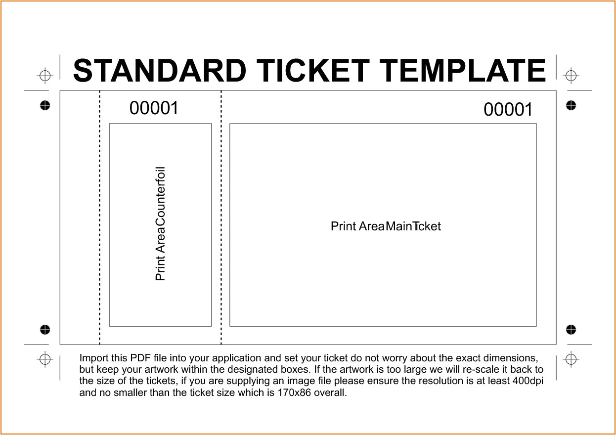 11 free printable raffle ticket template