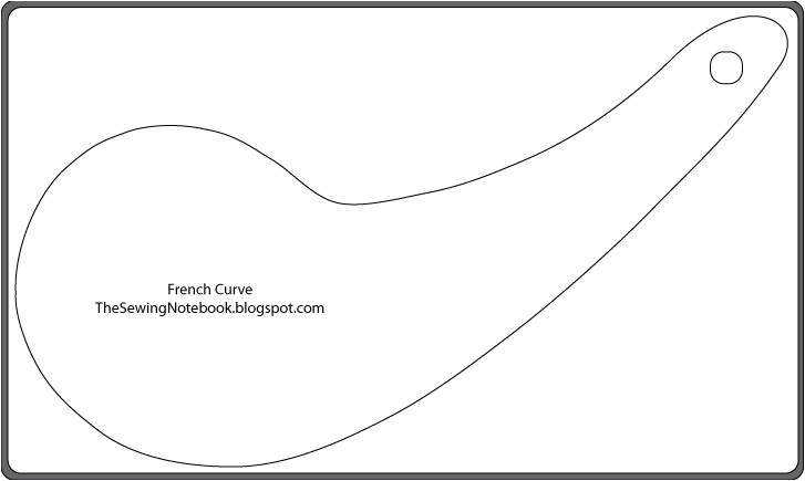 Free French Curve Template the Sewing Notebook Free Printable Patternmaking tools
