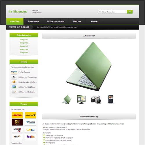 Free HTML Templates for Ebay Ebay Template Listing Templates Design Shoptemplate