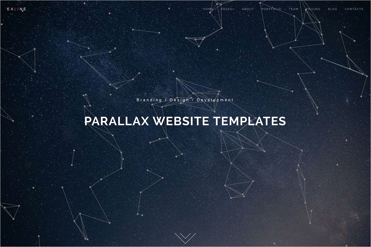 html5 parallax website templates