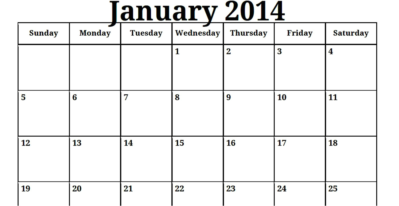 2014 printable calendar download templates