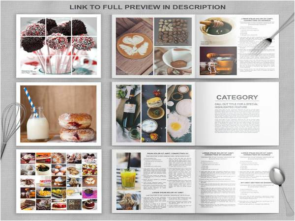 cookbook template free free download