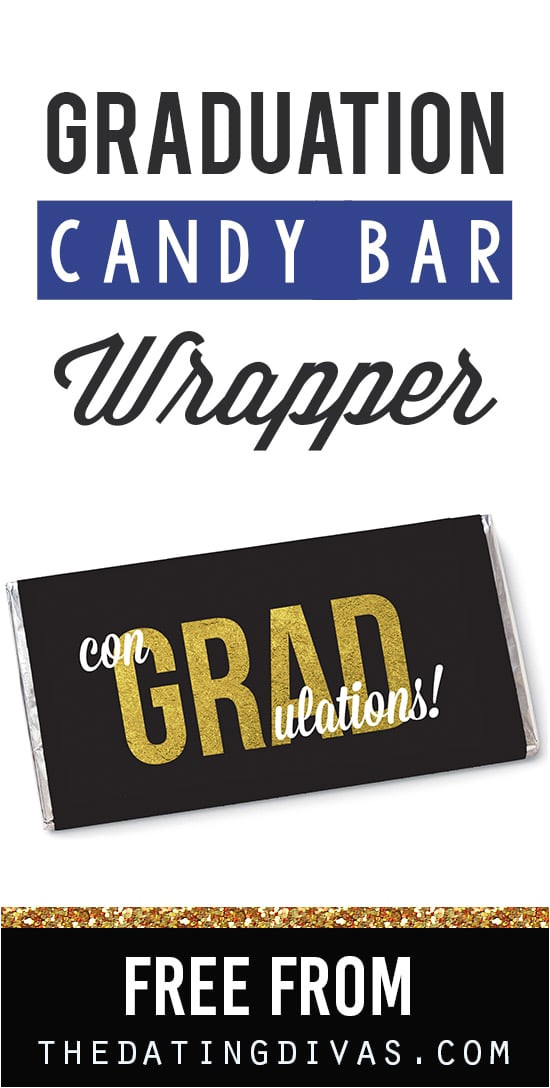 Free Printable Graduation Candy Bar Wrappers Templates Quot Congrats Quot Candy Bar Wrappers the Dating Divas