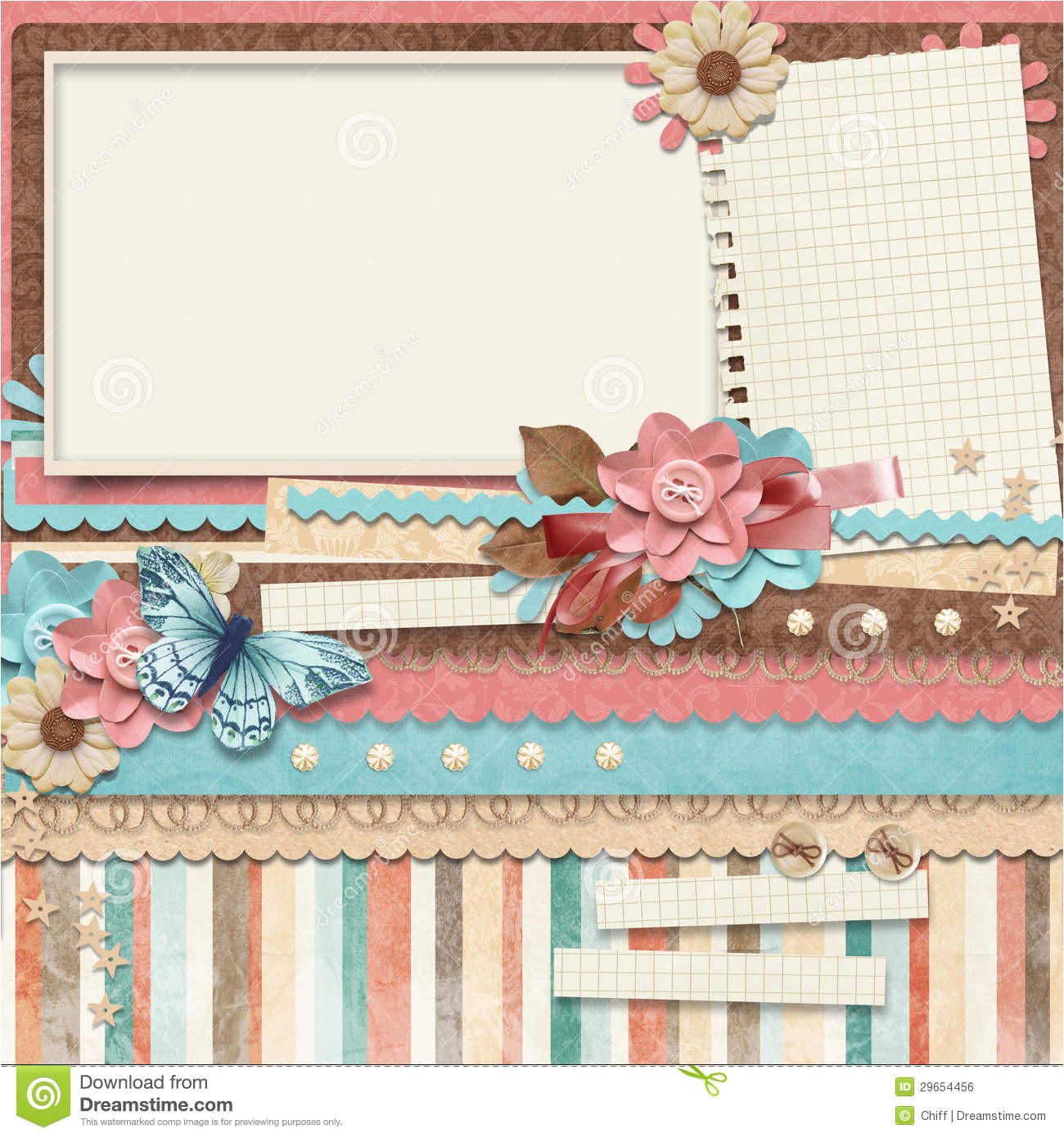 royalty free stock image retro family album 365 project scrapbooking templates image29654456
