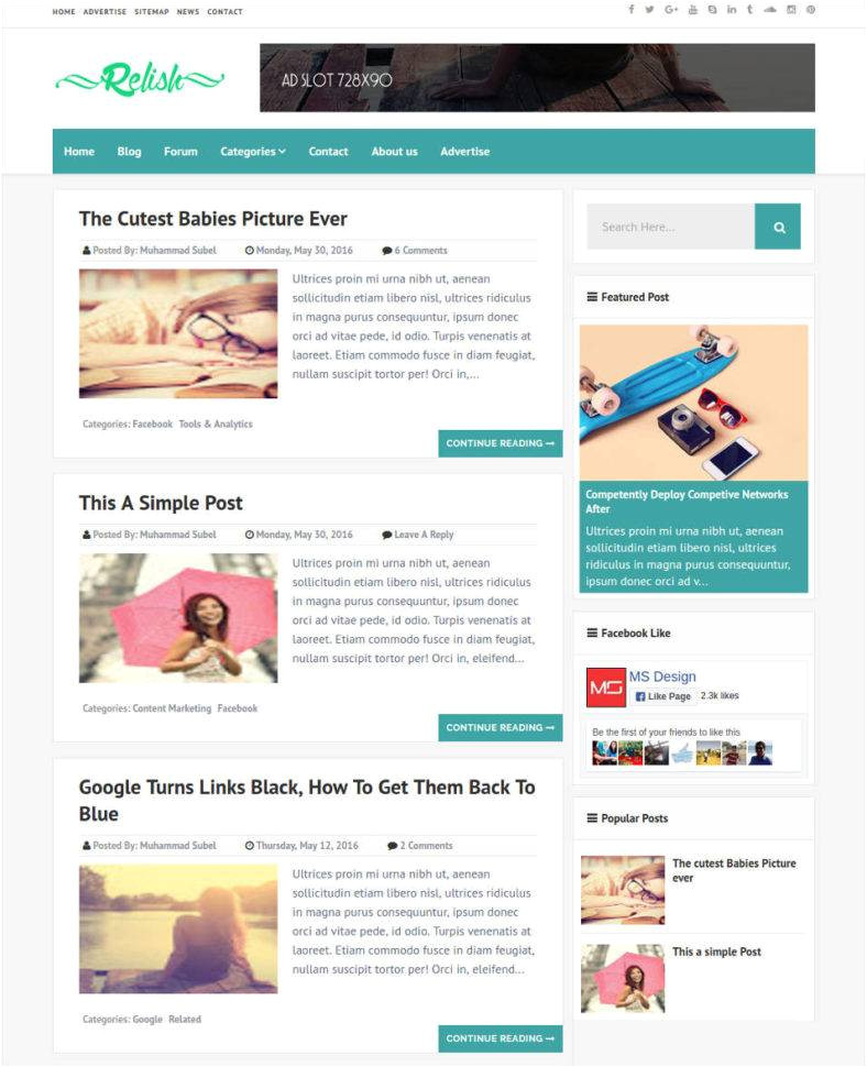 Free Seo Optimized Blogger Template 30 Best Seo Blog Templates Free Premium themes Free