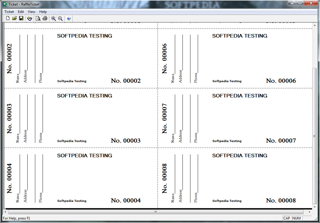 Free Template for Raffle Tickets with Numbers 6 Best Images Of Free Printable Numbered Raffle Ticket
