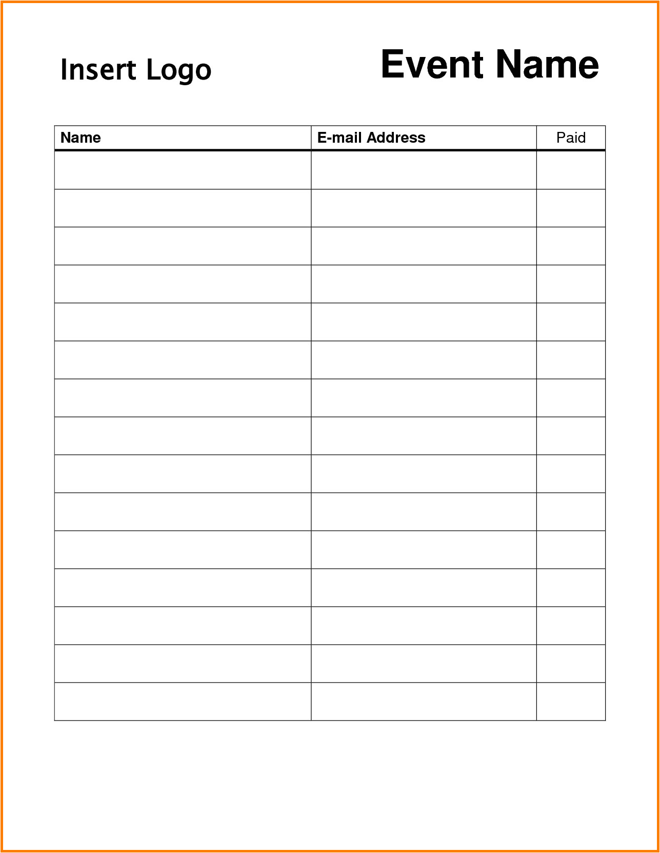 free sign up sheet template printable