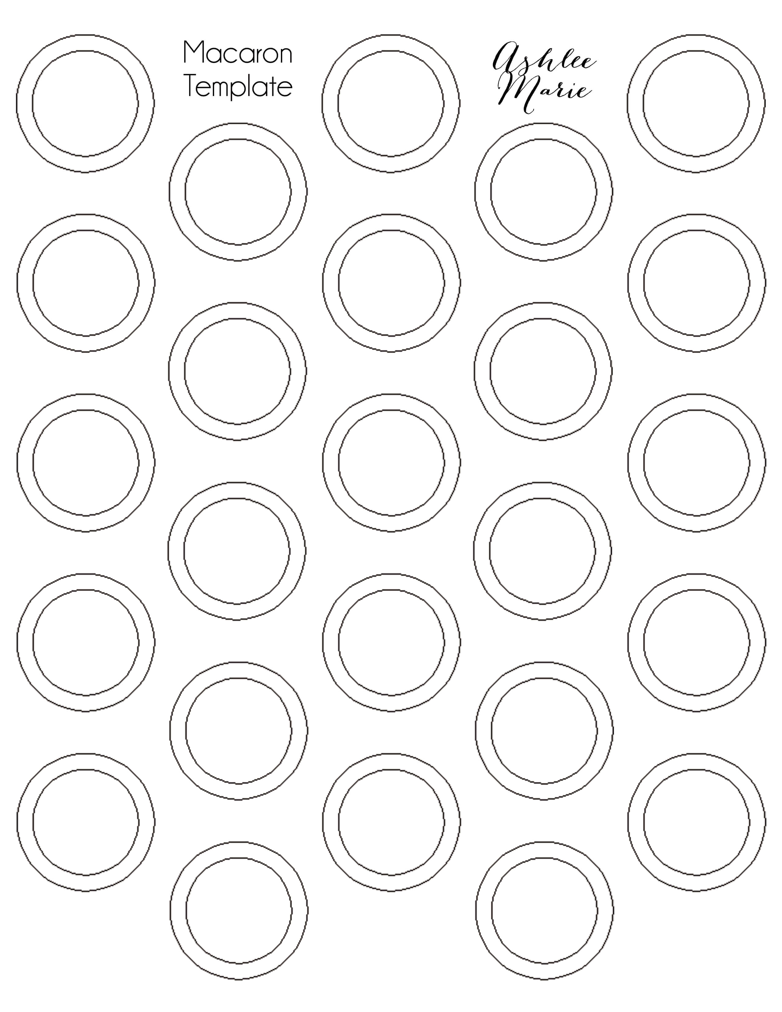 French Macarons Template Chocolate Mint Macarons ashlee Marie Real Fun with