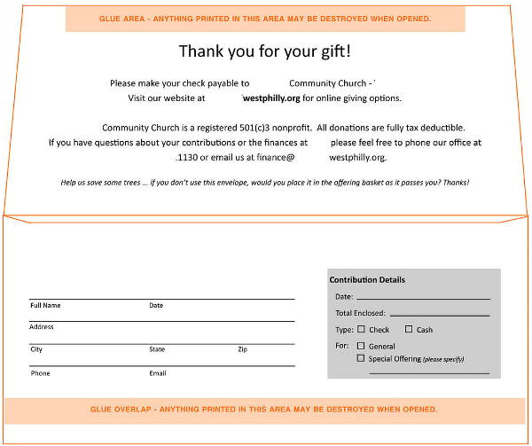 Fundraising Envelope Template 5 Donation Envelope Templates Free Printable Word Psd