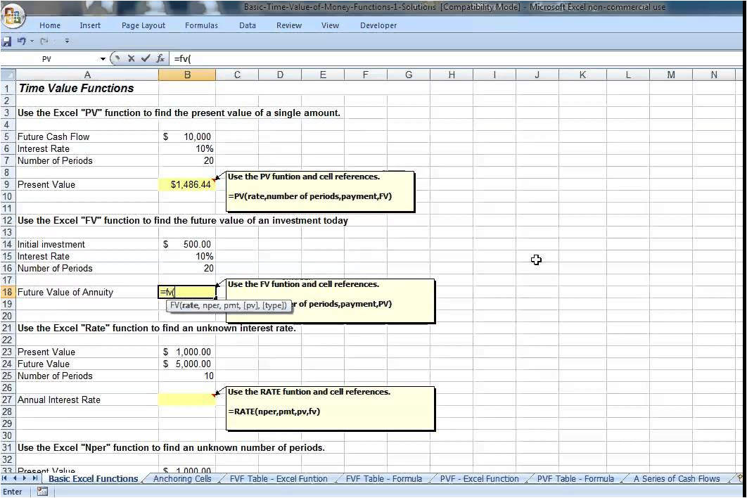 Future Value Excel Template Future Value Excel Template Image Collections Template