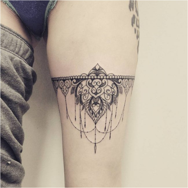 Garter Tattoo Templates 70 Charming Garter Tattoo Designs Keep In touch with