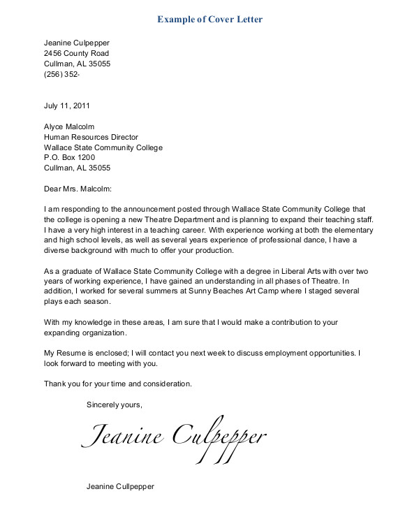 General Cover Letter Greeting 8 Generic Cover Letter Samples Examples ...