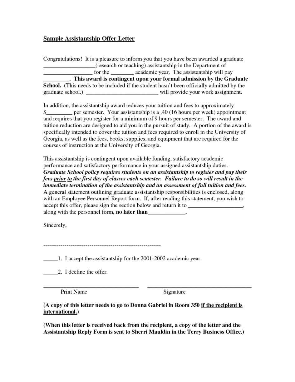 cover letter for graduate assistantship