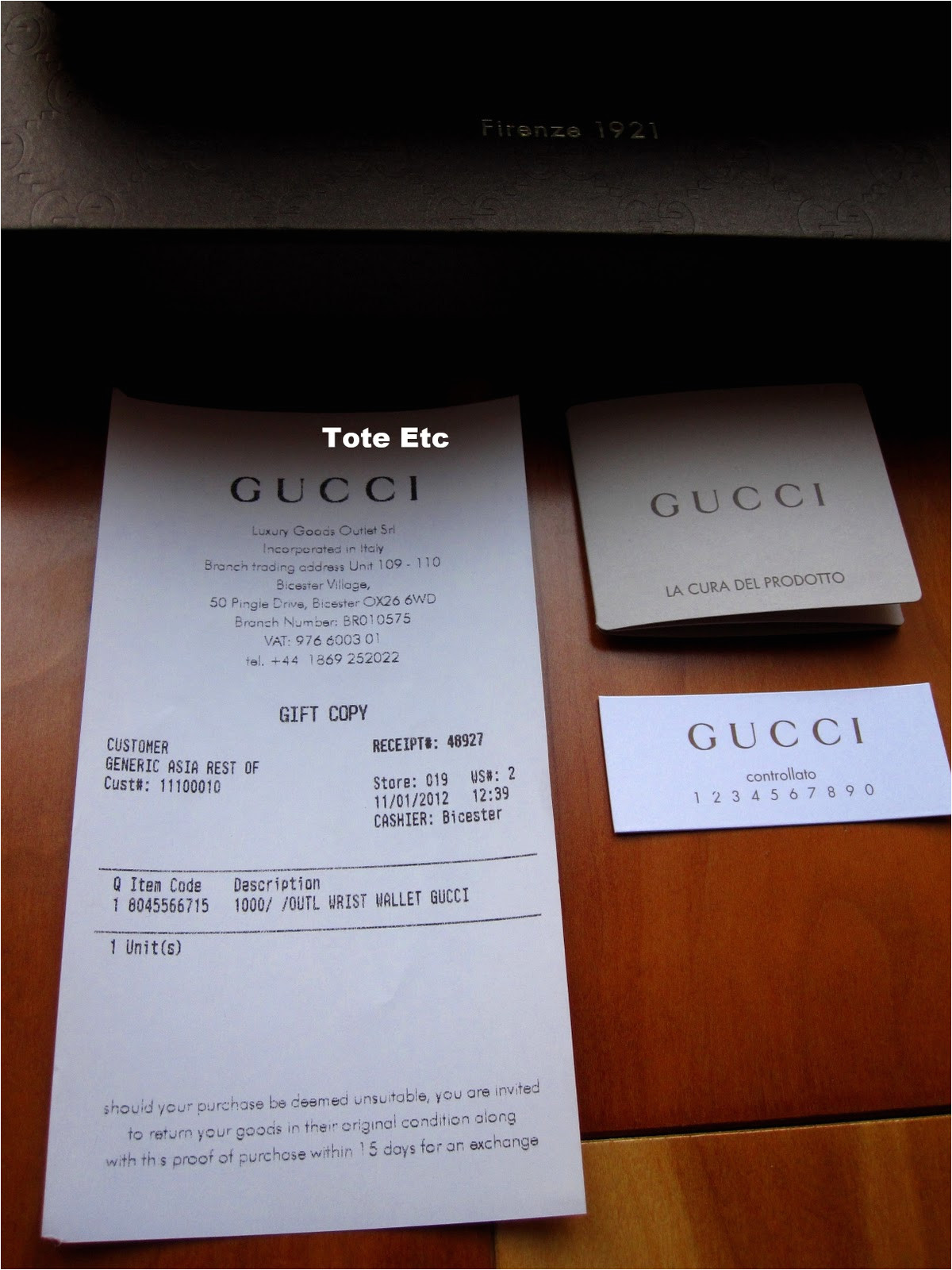gucci receipt template 222