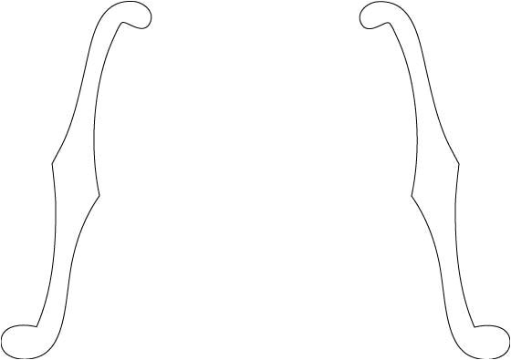 Guitar F Hole Template sound Hole Templates Cigar Box Nation