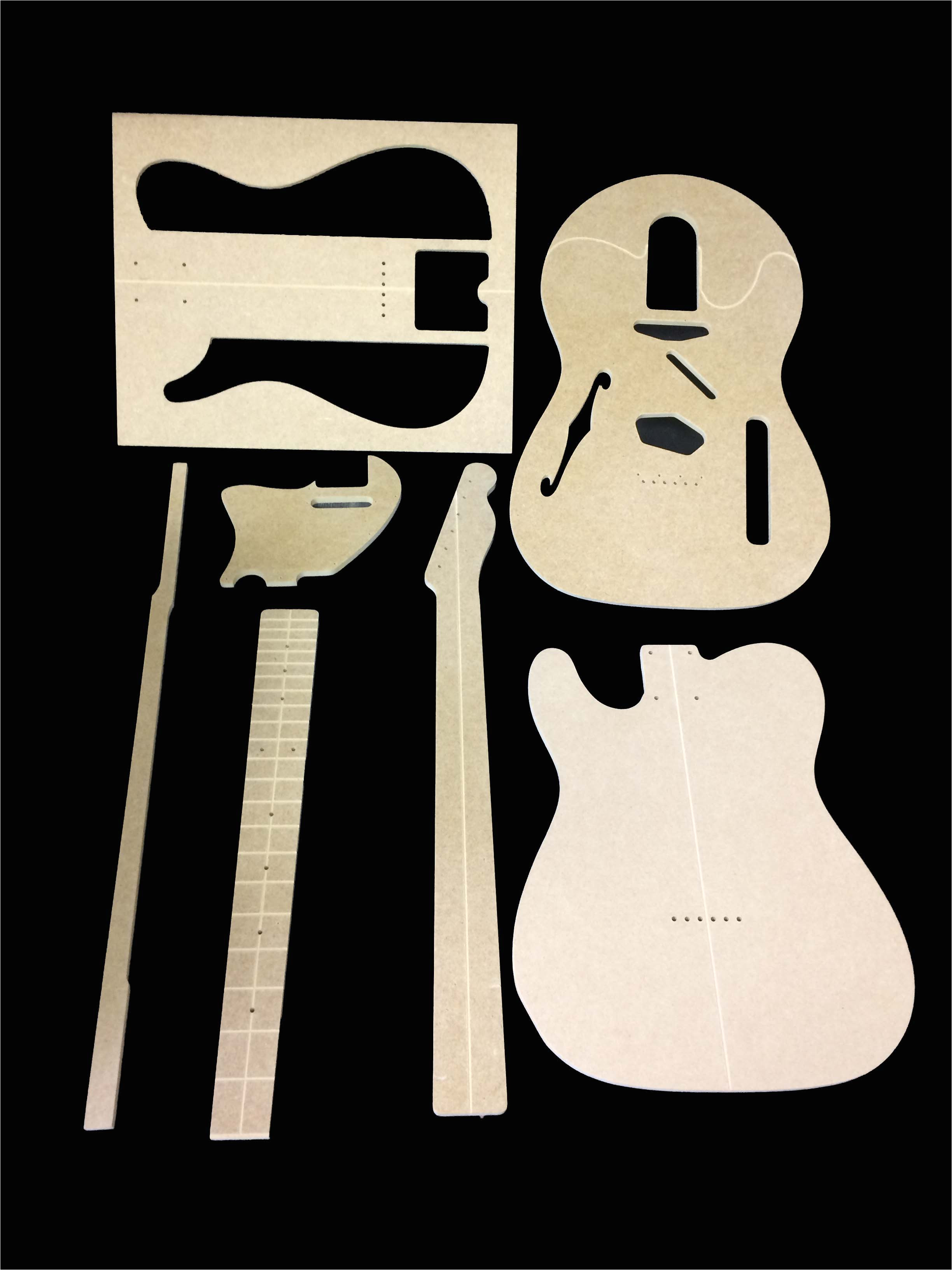 telecaster guitar template 2