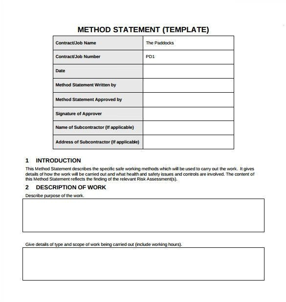 health and safety statement of intent template chapter 18 education and training