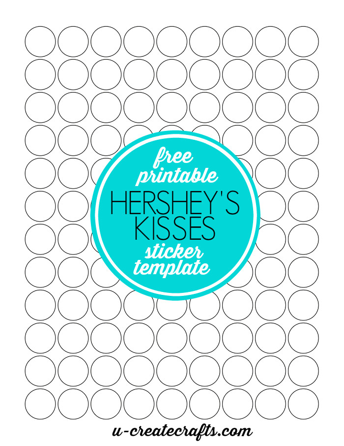 Hershey Kiss Labels Template How to Make Hershey Kisses Stickers