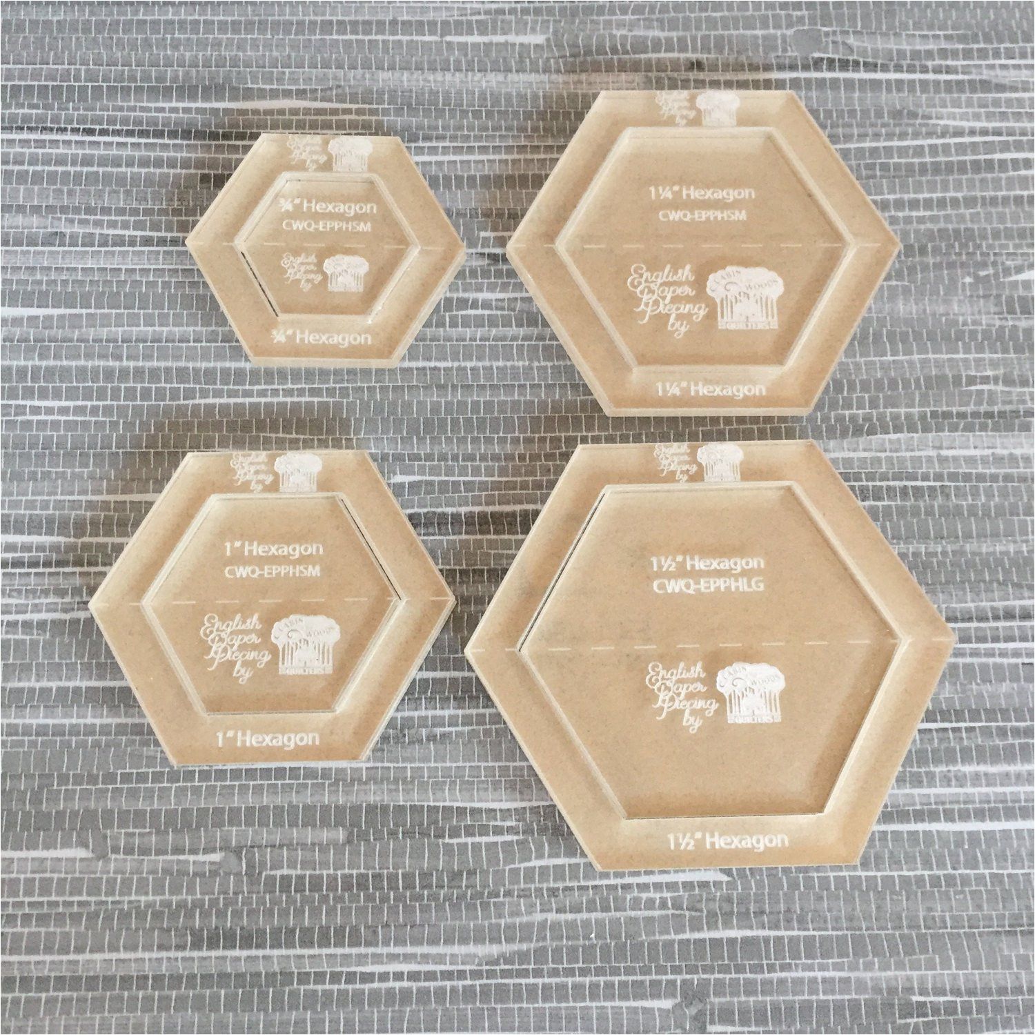 hexagon small set english paper piecing