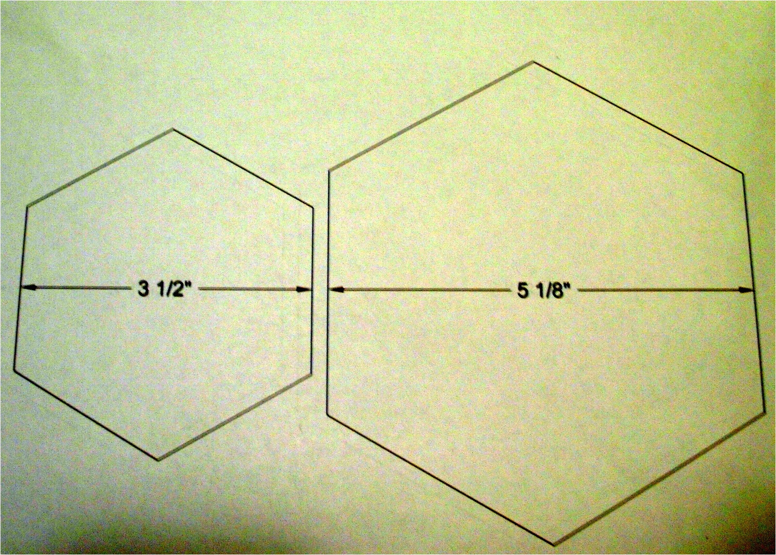 hexagon quilt tutorial