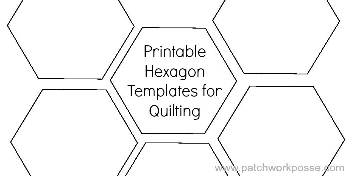 Hexagon Templates for Quilting Free Printable Hexagon Template for Quilting Pdf Download