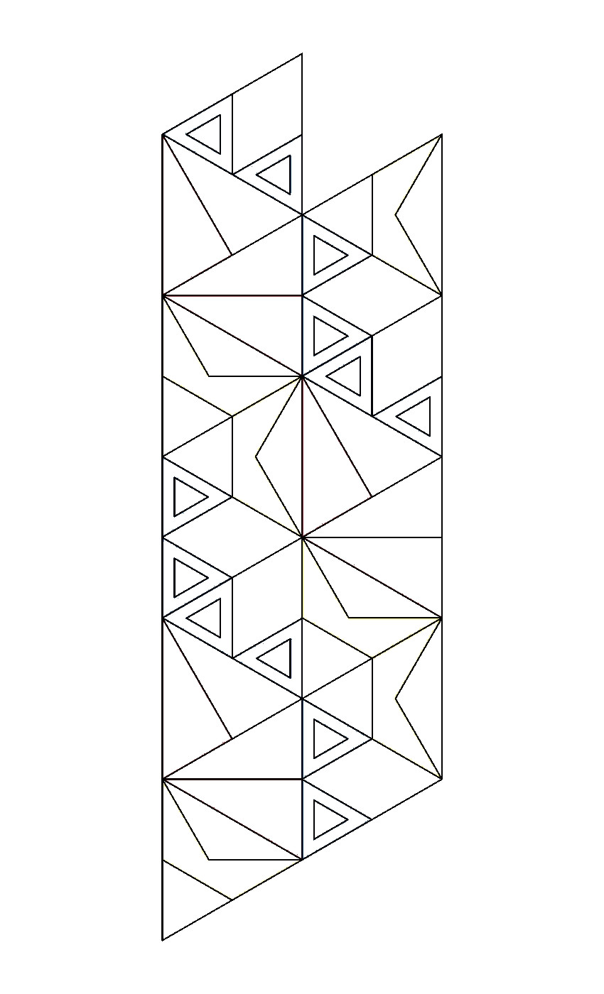 hexahexaflexagon template