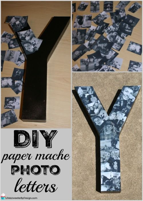 paper mache letters