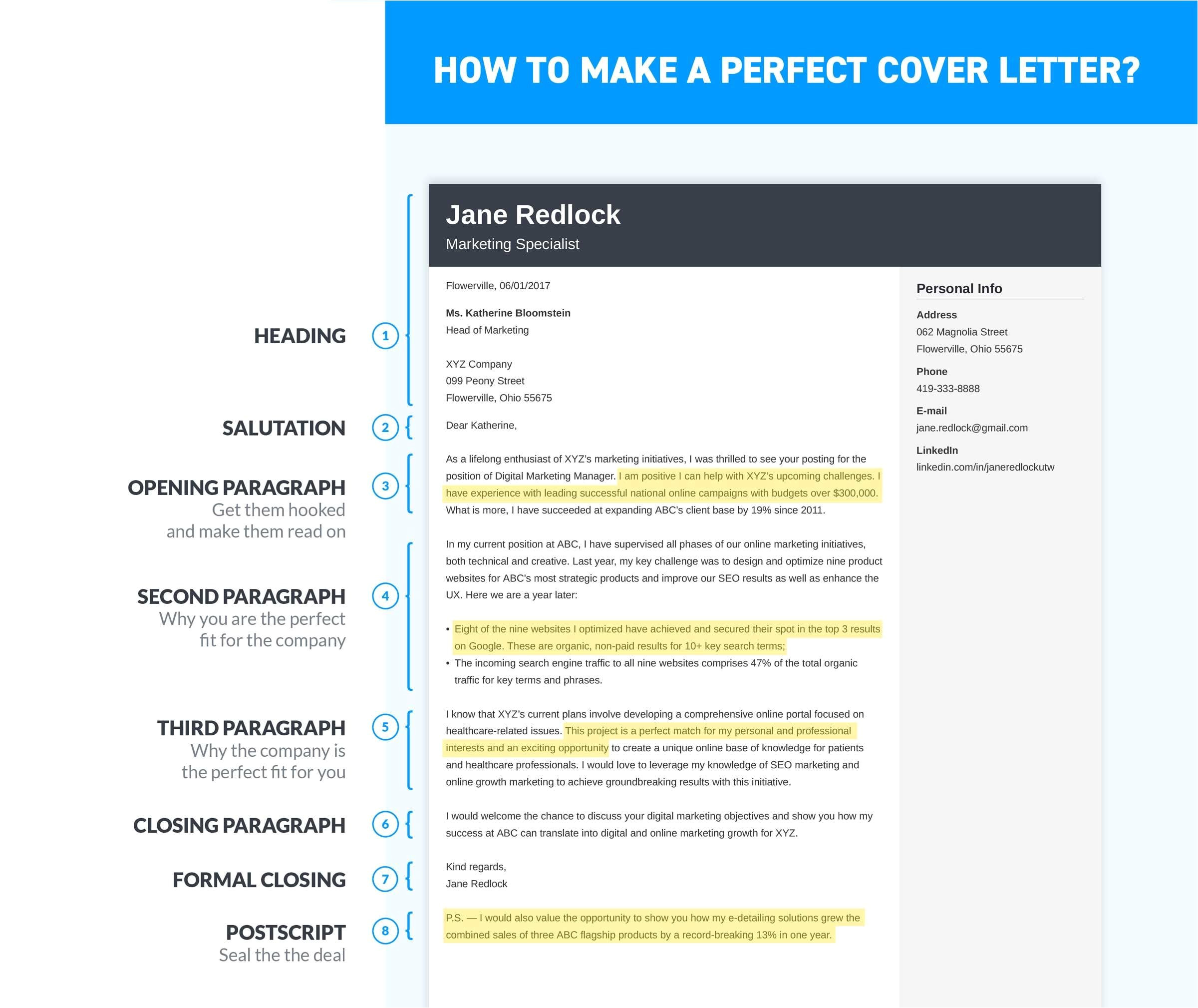 How to Creat A Cover Letter How to Write A Cover Letter In 8 Simple Steps 12 Examples