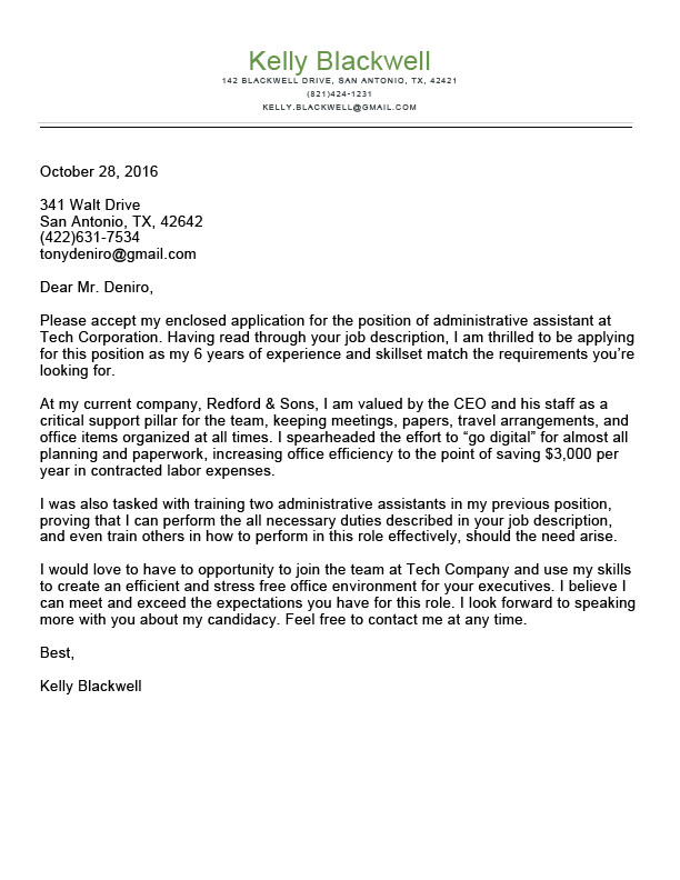 How to Create A Cover Letter for Job Application Cover Letter Builder Easy to Use Done In 15 Minutes