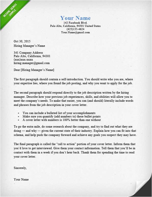 cover letter template designs