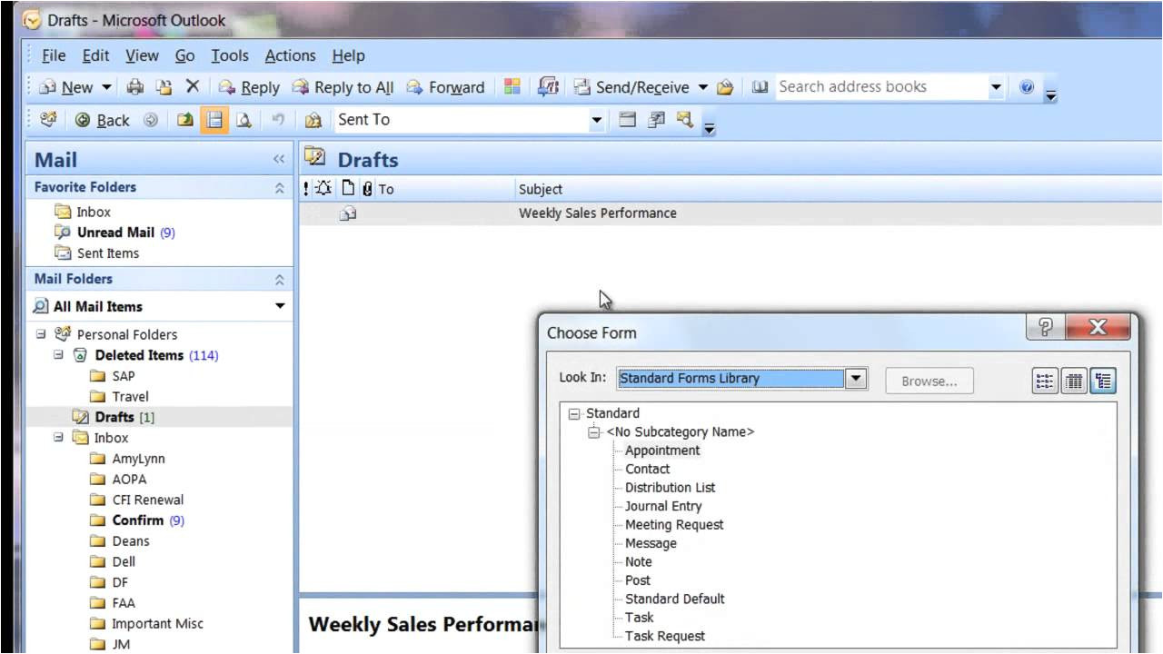 How to Create Template In Outlook 2007 Creating and Using Templates In Microsoft Outlook 2007