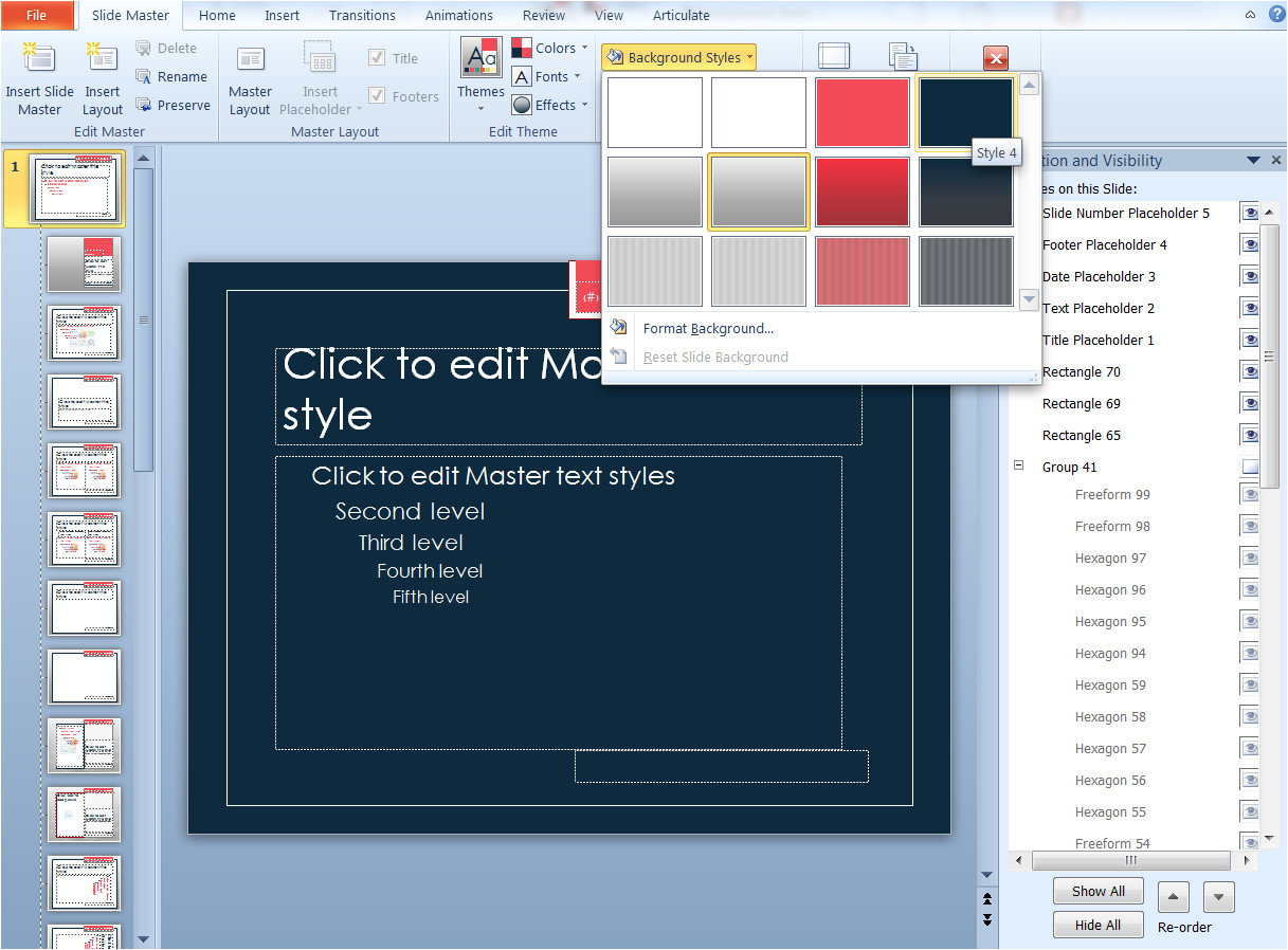 making built in powerpoint templates your own
