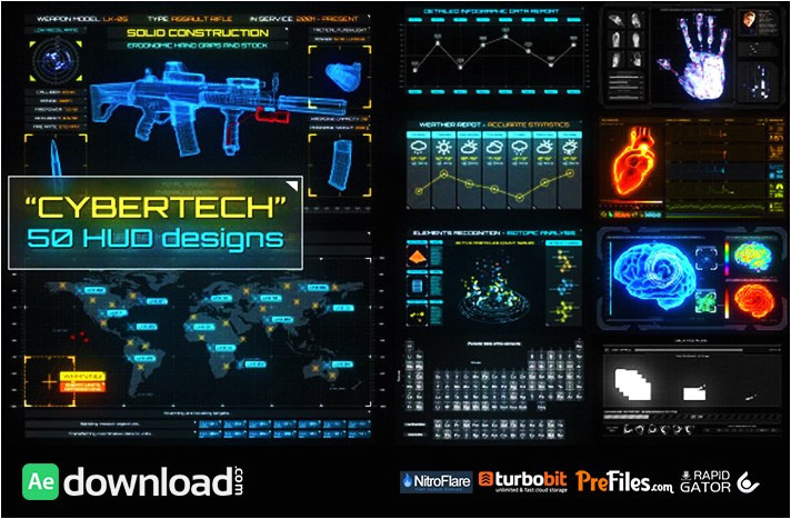 10 top hud infographics free after effects templates