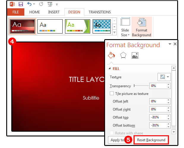 powerpoint background tips how to customize the images colors and borders