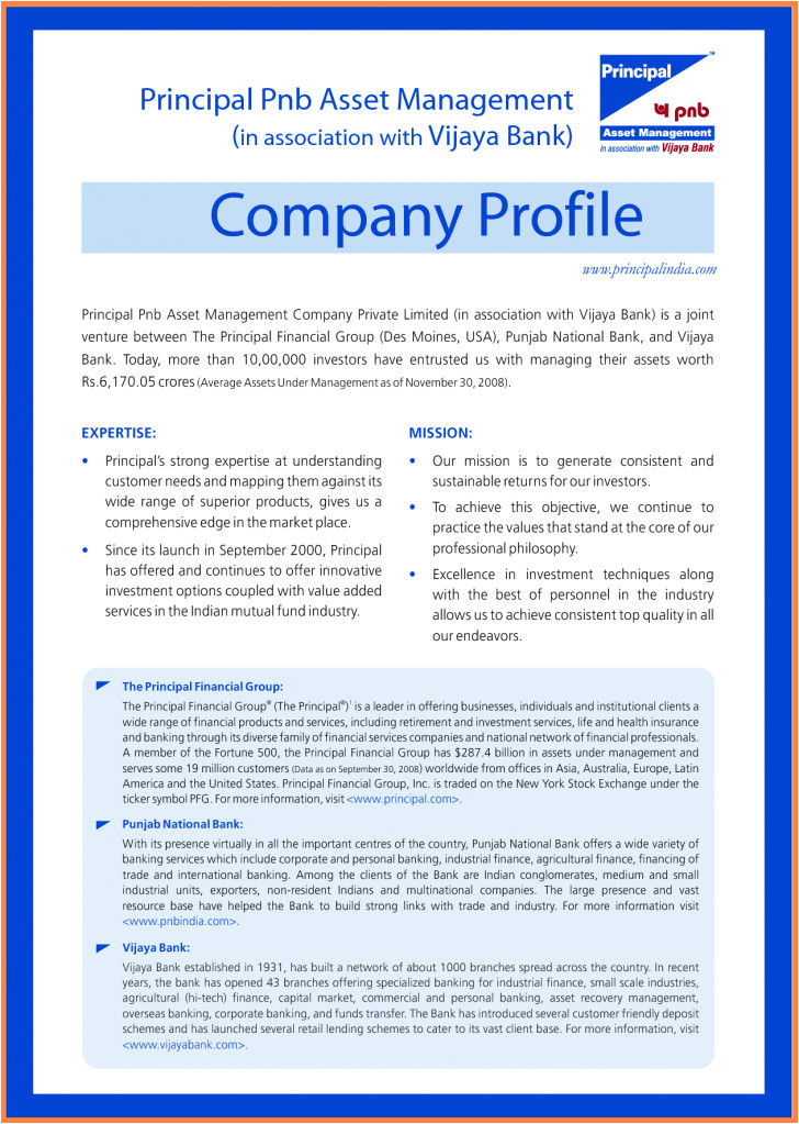 company profile sample