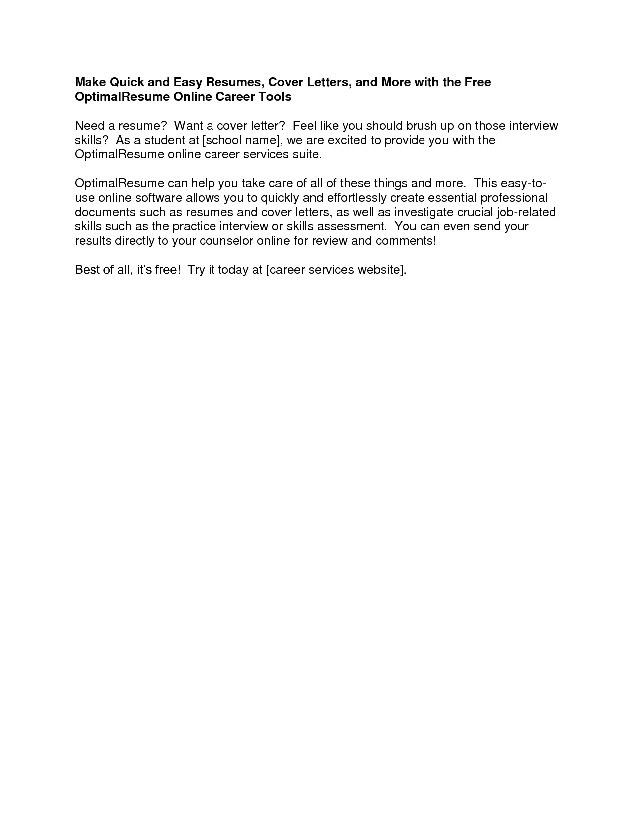 How to Make A Quick Cover Letter Quick and Easy Cover Letter the Letter Sample