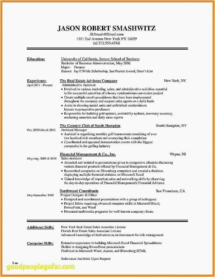 how to make a resume in word 2010