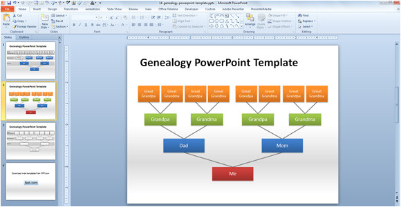 how to make a genealogy powerpoint presentation