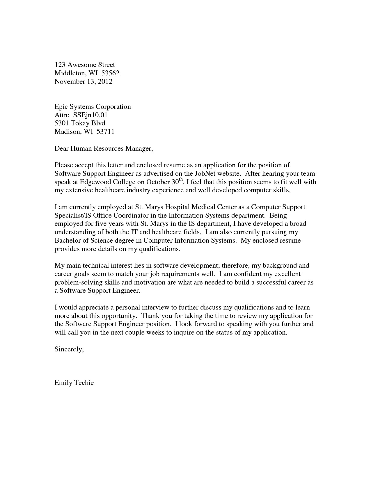 How to Make An Awesome Cover Letter Awesome Cover Letter Example Best Letter Sample