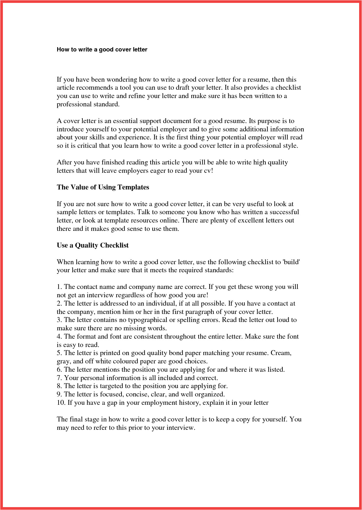 How to Make Covering Letter for Cv How to Create Cover Letter Memo Example