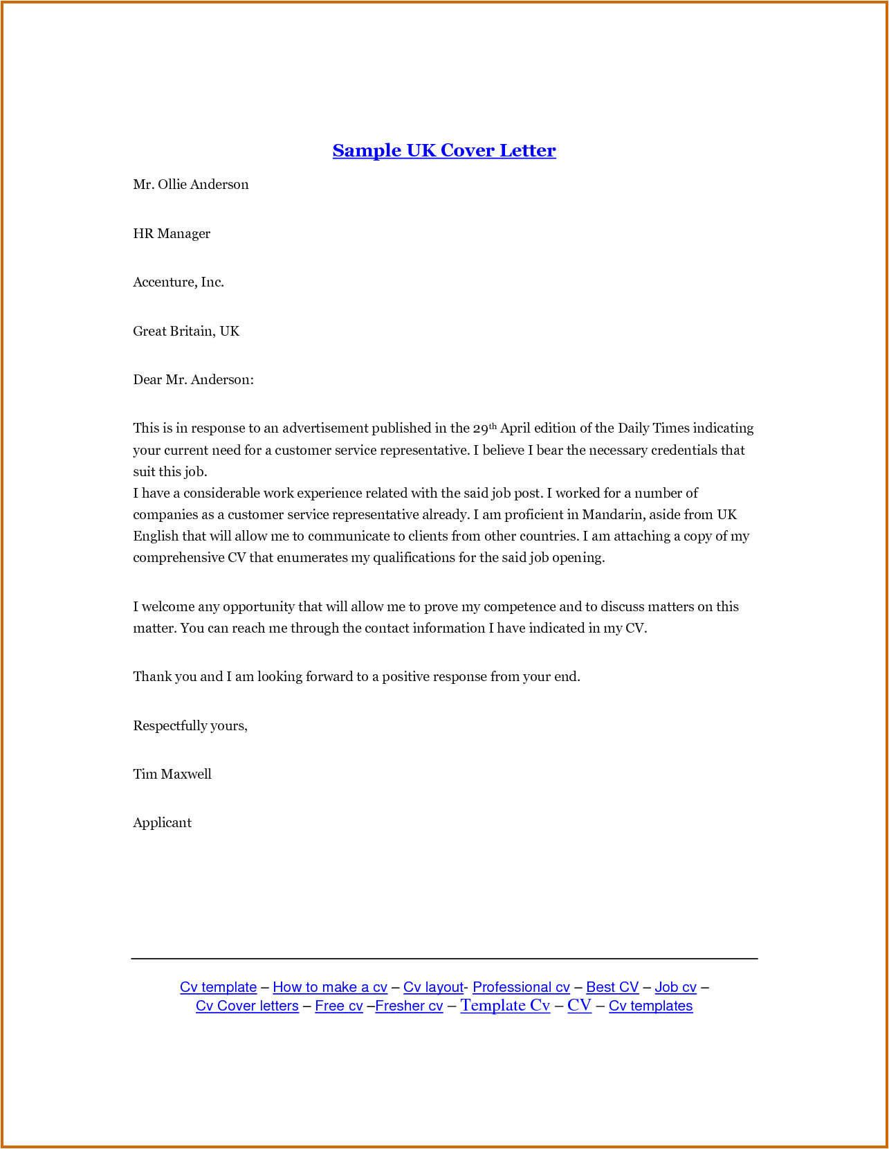 10 how to write a cover letter uk