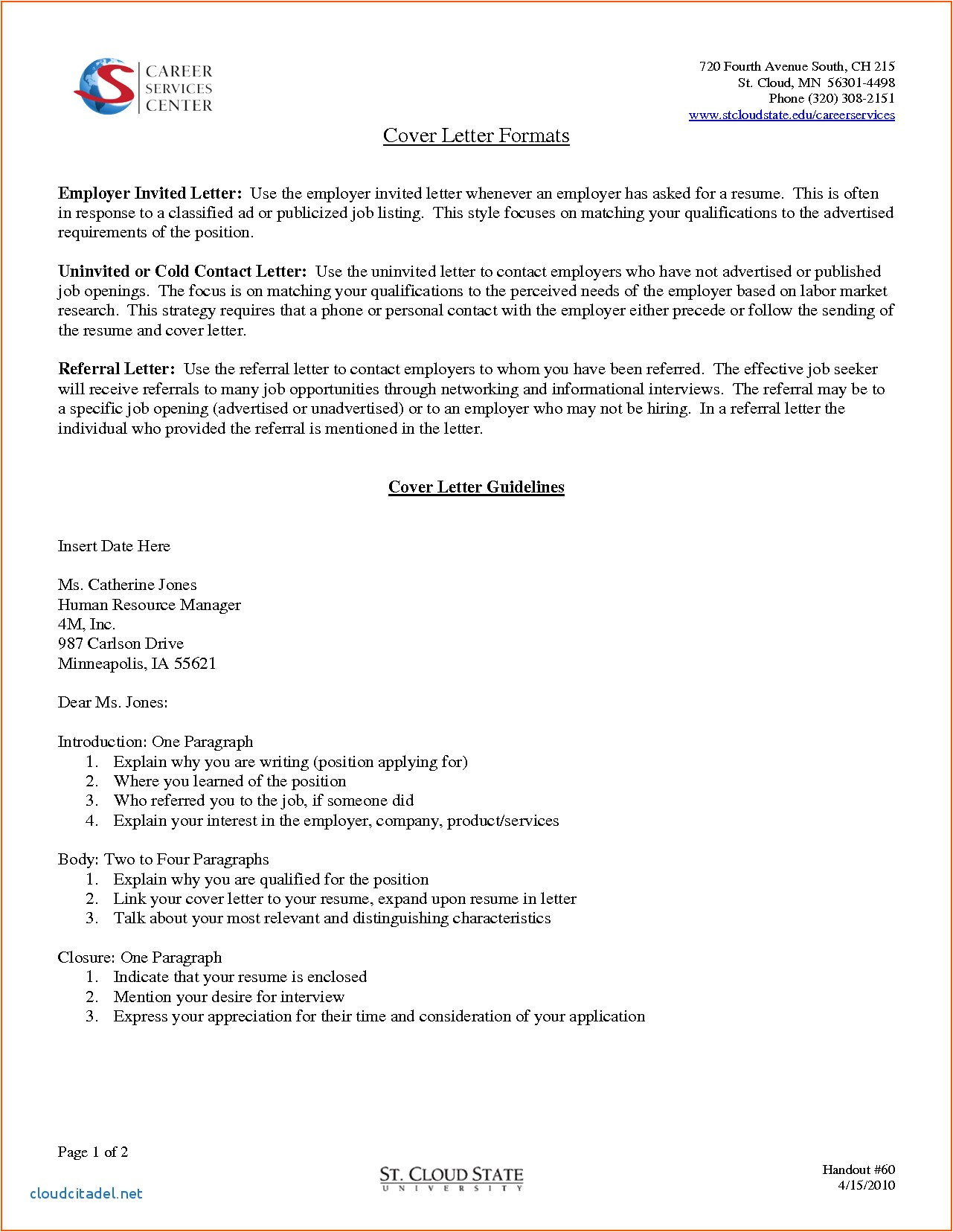 How to Write A Cover Letter for An Advertised Job Cover Letter Examples Job Not Advertised New How to Write