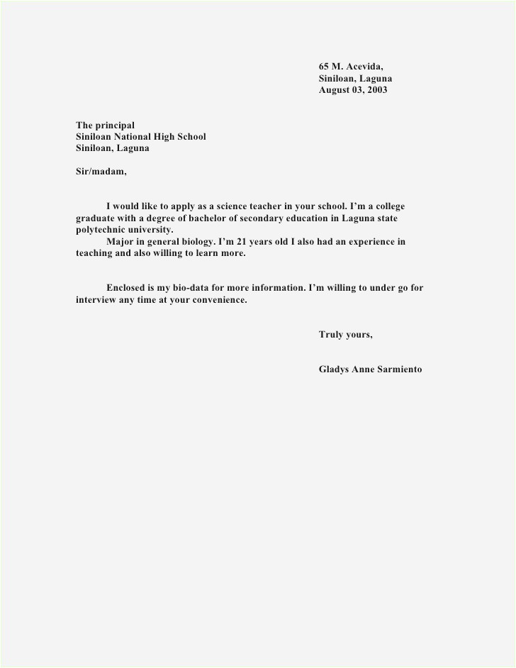request letter for school admission format