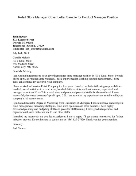 How to Write A Cover Letter for Management Position the Most Awesome In Addition to attractive Sample Cover