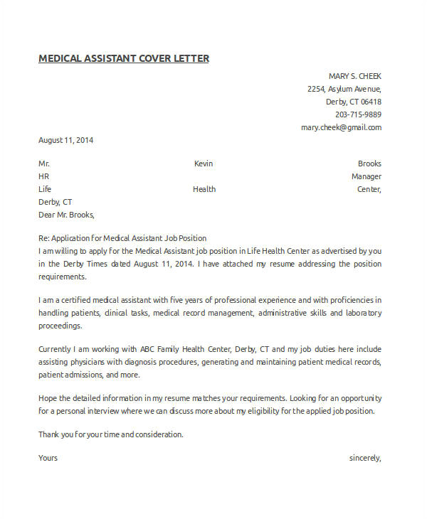 how you write medical assistant cover letter with no experience tips